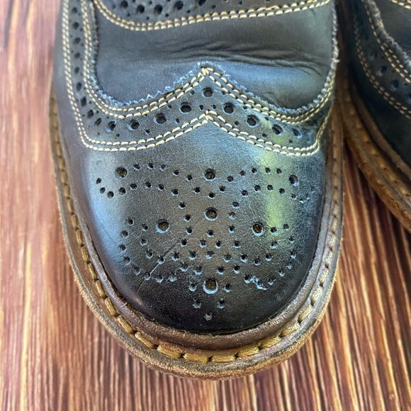 Allen Edmonds Blue Leather Shoes - Picture 10 of 11